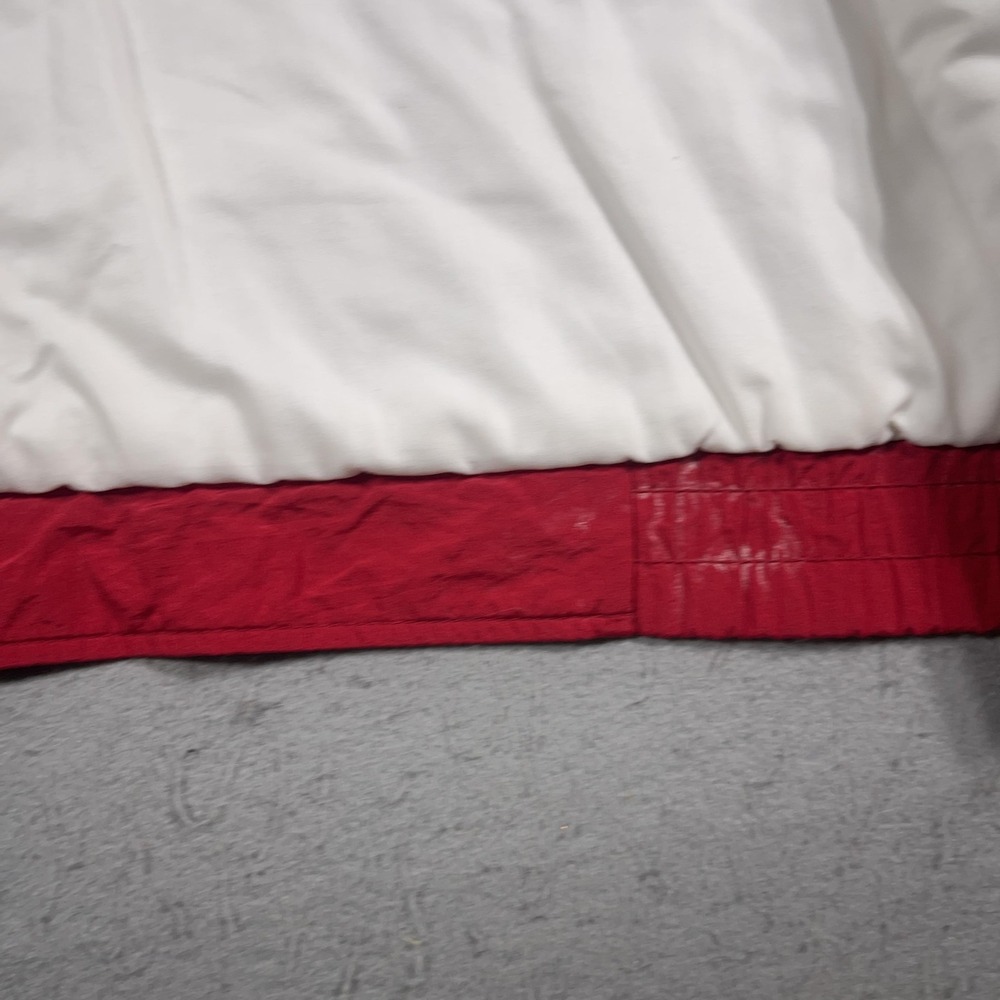 Woolrich Puffer Jacket Women XL Relaxed Red White Insulated Made USA 90s - Picture 11 of 13